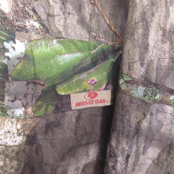Mossy Oak Meshback Flyweight Camo Hunting Shirt 2XL - Picture 2 of 7